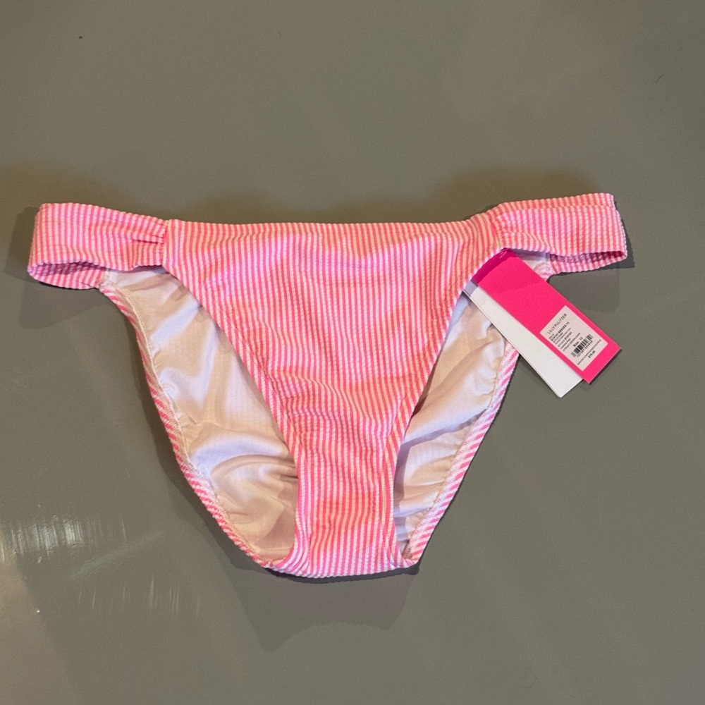 Lilly Pulitzer Pink Striped Bikini Bottom